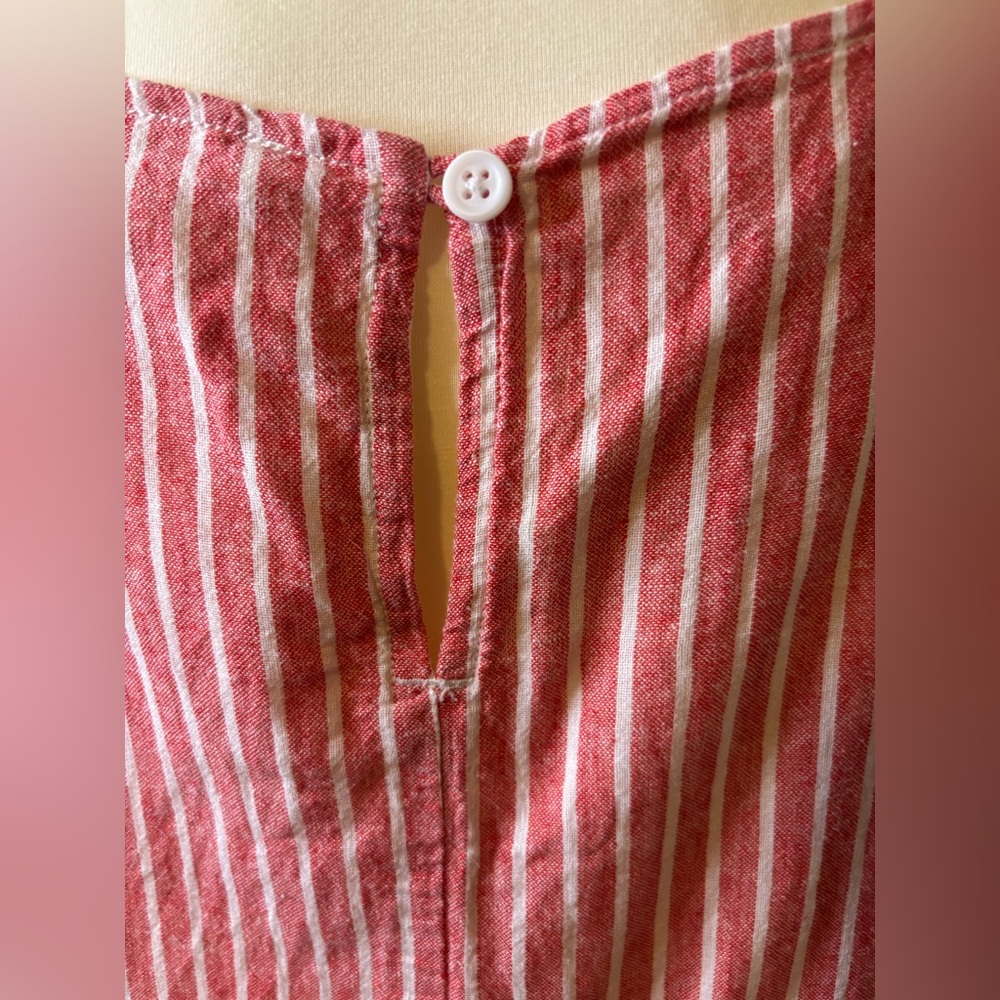 Beach Lunch Lounge Punk and White Striped Sleeveless Dress - Picture 4 of 6